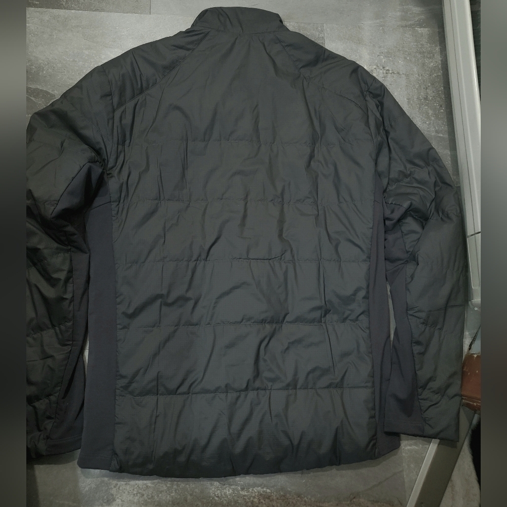 Icebreaker Merinoloft Gray Lightweight Puffer Jacket. L. Merino Wool Blend. Flaw - Picture 2 of 16